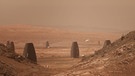 Szenario für ein Leben auf dem Roten Planeten.   | Bild: AI SpaceFactoy